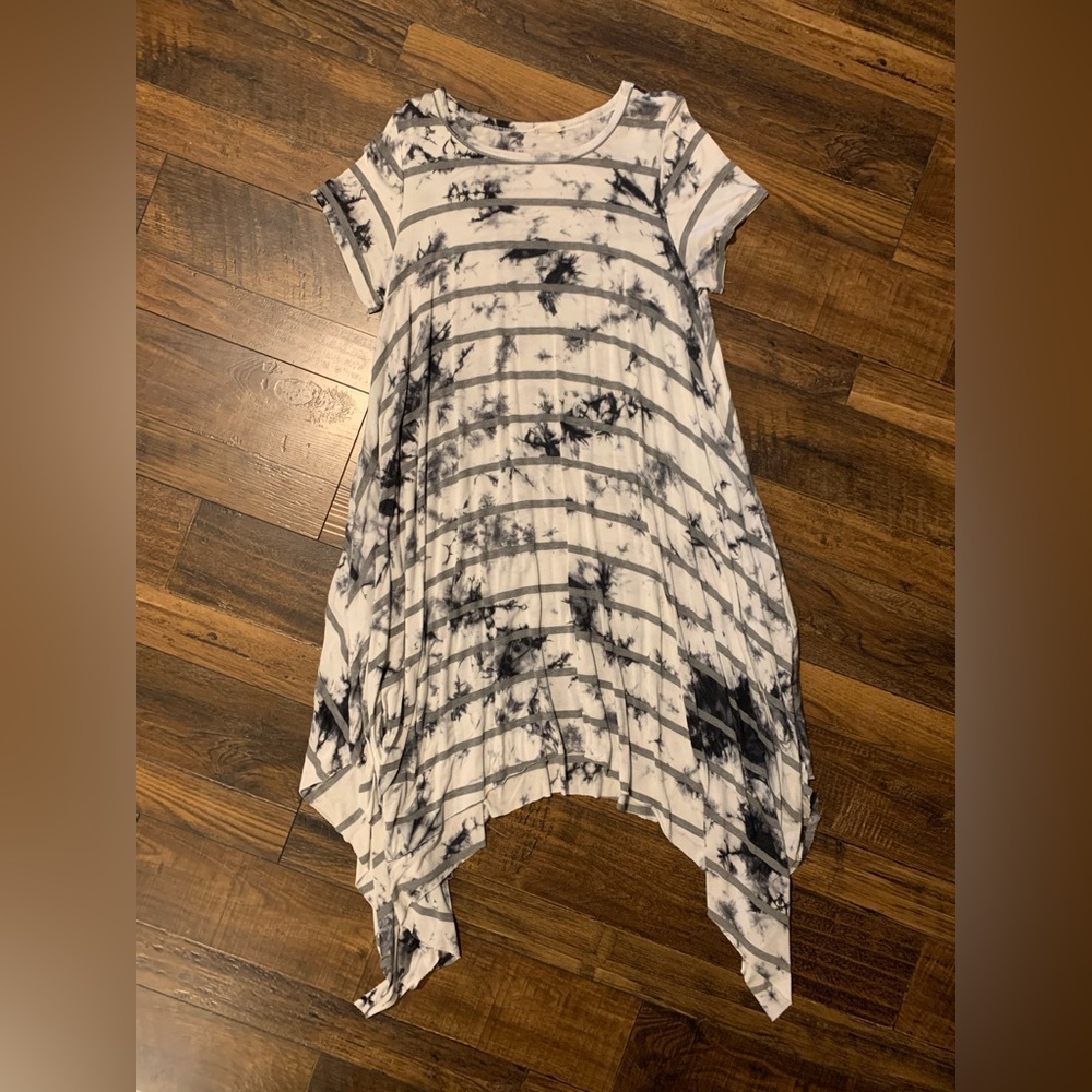 Oversized semi maxi dress with pockets